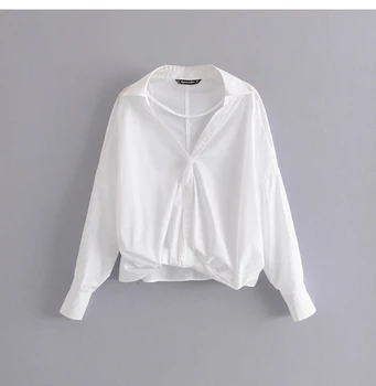 2020 Autumn bat shirt V-neck button-down shirt modis vadiming sheiner zaraing women blouse kimono 
2020 Autumn bat shirt V-neck button-down shirt modis vadiming sheiner zaraing women blouse kimono