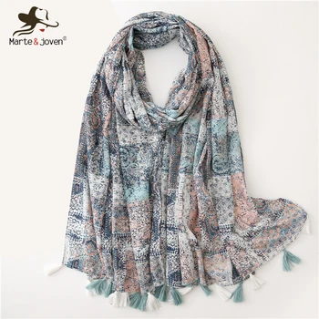 Marte&Joven Retro Pattern Printed Colorful Scarves for Ladies Soft Spring Women Wrap Shawl Oversize Summer Sunscreen Pashmina
Marte&Joven Retro Pattern Printed Colorful Scarves for Ladies Soft Spring Women Wrap Shawl Oversize Summer Sunscreen Pashmina