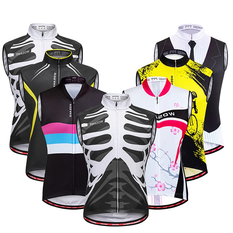 Mountain road bike riding Summer moisture wicking female Cycling vest Creative geometric pattern Skeleton pattern riding equipme
Mountain road bike riding Summer moisture wicking female Cycling vest Creative geometric pattern Skeleton pattern riding equipme