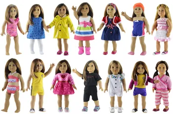 New 6 Set Doll Clothes Different Style for 18' inch American Doll Princess Costumes Dress Outfit
New 6 Set Doll Clothes Different Style for 18' inch American Doll Princess Costumes Dress Outfit