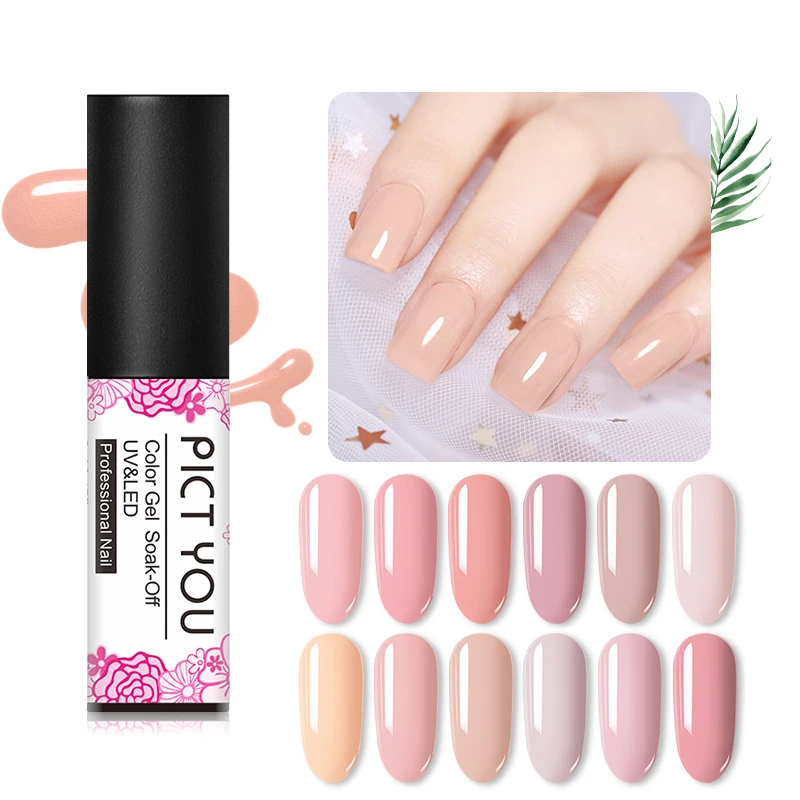 PICT YOU 5ml Solid color Nail Gel Polish Pure Soak Off UV Gel Varnish 60 Colors Nail Art Gel Hybrid Semi Permanent Nail Gel
PICT YOU 5ml Solid color Nail Gel Polish Pure Soak Off UV Gel Varnish 60 Colors Nail Art Gel Hybrid Semi Permanent Nail Gel