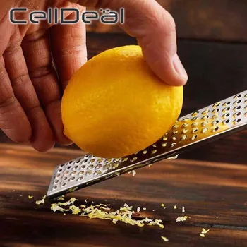 Citrus Lemon Cheese Zester Grater Shredder Peeler Slicer Stainless Steel Hand Grater Vegetables Fruits Chopper Kitchen Tools
Citrus Lemon Cheese Zester Grater Shredder Peeler Slicer Stainless Steel Hand Grater Vegetables Fruits Chopper Kitchen Tools