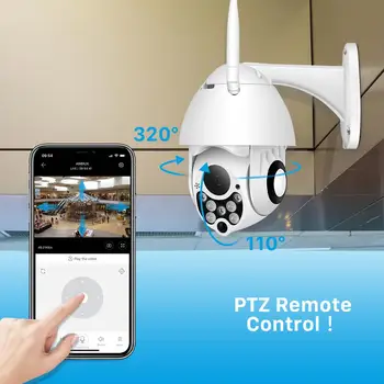 Wifi Outdoor Speed Dome Wireless Wifi IP Camera CCTV Surveillance Security Camera Pan Tilt 4X Digital Zoom 2MP Network
Wifi Outdoor Speed Dome Wireless Wifi IP Camera CCTV Surveillance Security Camera Pan Tilt 4X Digital Zoom 2MP Network