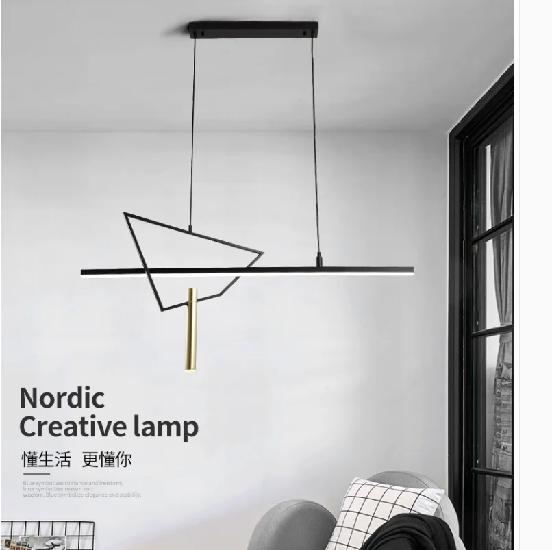 Nordic designer modern minimalist LED pendant lamp application restaurant light model room restaurant bar lighting decoration
Nordic designer modern minimalist LED pendant lamp application restaurant light model room restaurant bar lighting decoration