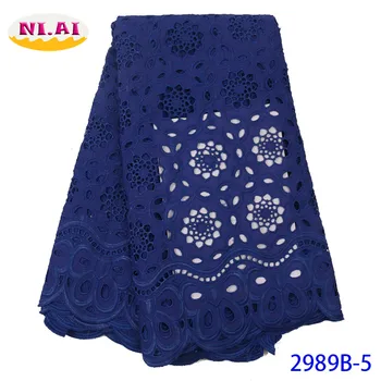 Latest Royal Blue Embroidery African Dry Lace Trim Nigerian Laces For Woman Wedding Party Nigerian Guipure Lace Fabric NA2989B-2
Latest Royal Blue Embroidery African Dry Lace Trim Nigerian Laces For Woman Wedding Party Nigerian Guipure Lace Fabric NA2989B-2