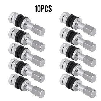 10PCS Metal Car Truck Motorcycle Tubeless Tire Tyre Valve Stems With Dust Cap Suitable For Motorcycles Cars Trucks Bicycles
10PCS Metal Car Truck Motorcycle Tubeless Tire Tyre Valve Stems With Dust Cap Suitable For Motorcycles Cars Trucks Bicycles