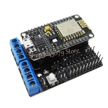 Node MCU Development Kit V3 CP2102 NodeMCU+Motor Shield Wifi Esp8266 Esp-12e diy rc toy remote control Lua IoT smart car L293D
Node MCU Development Kit V3 CP2102 NodeMCU+Motor Shield Wifi Esp8266 Esp-12e diy rc toy remote control Lua IoT smart car L293D
