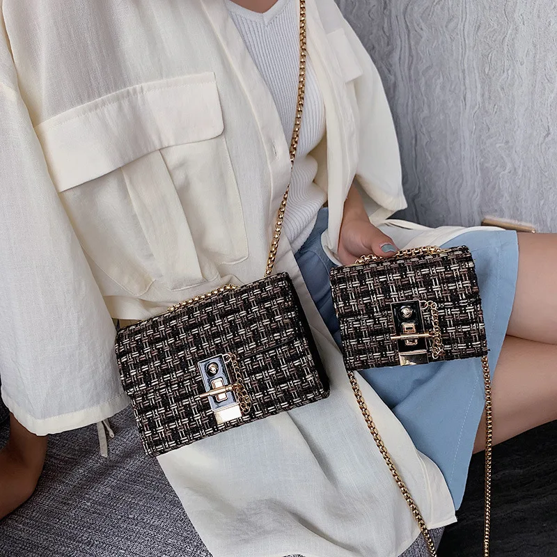 Autumn Maowei small bag woman 2019 new foreign gas chain (size) small square bag fashion single shoulder slant
Autumn Maowei small bag woman 2019 new foreign gas chain (size) small square bag fashion single shoulder slant