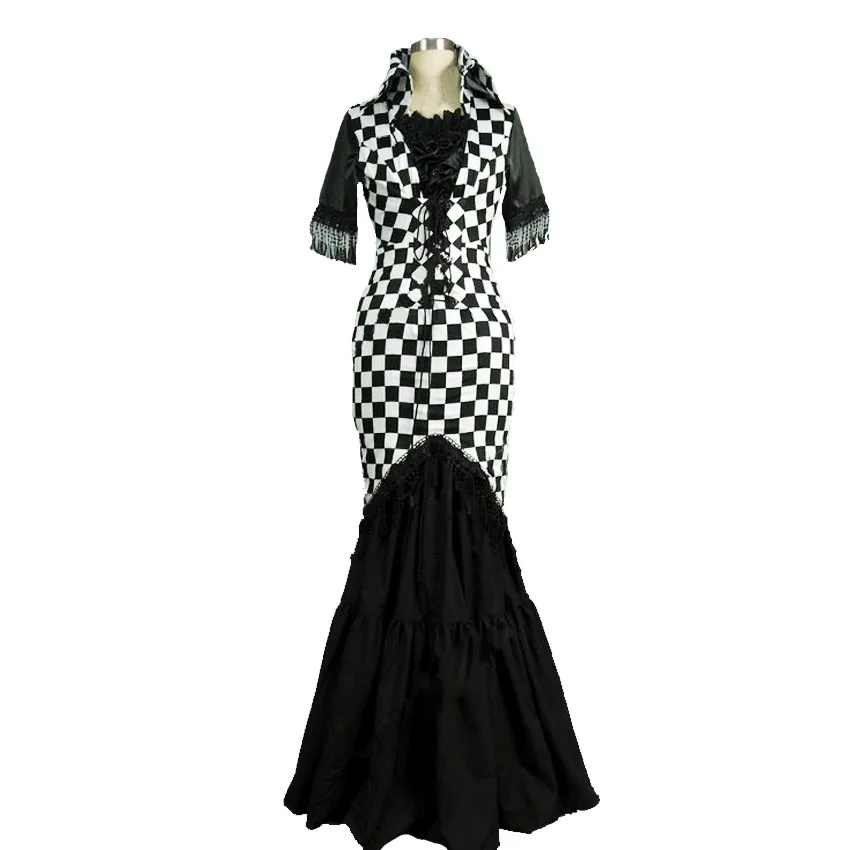Sexy Women Dress Elegant Gothic Black and White Lattice Ladies Mermaid Lace Wedding Evening Party Maxi Dresses 2021 New Year Clo
Sexy Women Dress Elegant Gothic Black and White Lattice Ladies Mermaid Lace Wedding Evening Party Maxi Dresses 2021 New Year Clo