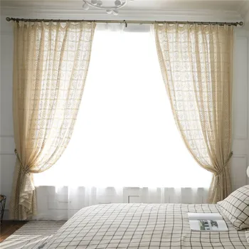 Retro Light-transparent Hollow Crochet Hook American Country Fabric Screen Bay Window Curtain
Retro Light-transparent Hollow Crochet Hook American Country Fabric Screen Bay Window Curtain