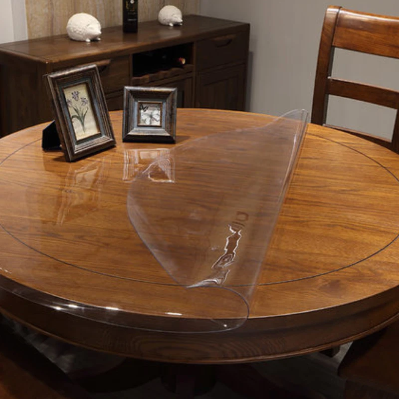 2mm Transparent PVC Round Tablecloth Waterproof PVC Table Cover Round Table Cloths Oil-proof Kitchen Pattern Dining Table Mat
2mm Transparent PVC Round Tablecloth Waterproof PVC Table Cover Round Table Cloths Oil-proof Kitchen Pattern Dining Table Mat