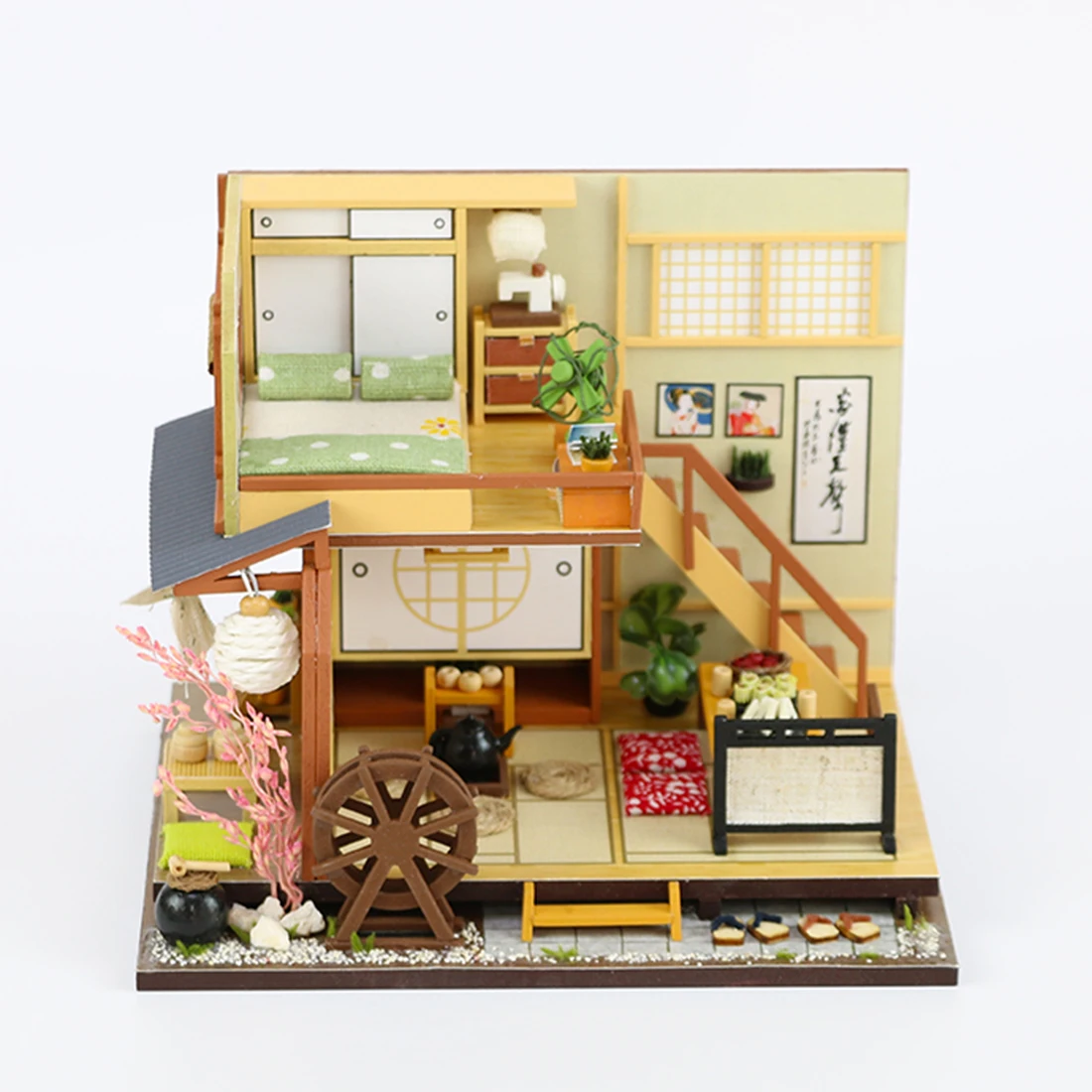 DIY Handmade Japanese Theme Wooden Cabin Assembly Building Model Toy Set with Light and Music - Doll Houses Forest Holiday
DIY Handmade Japanese Theme Wooden Cabin Assembly Building Model Toy Set with Light and Music - Doll Houses Forest Holiday