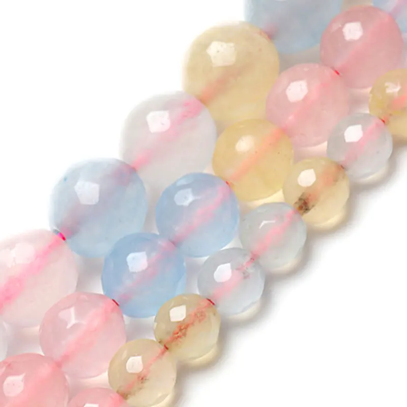 Wholesale Natural Stone Pink Faceted Crystal Quartz Round Loose Beads 15" Strand 6 8 10 12MM Pick Size For Jewellery Making
Wholesale Natural Stone Pink Faceted Crystal Quartz Round Loose Beads 15" Strand 6 8 10 12MM Pick Size For Jewellery Making