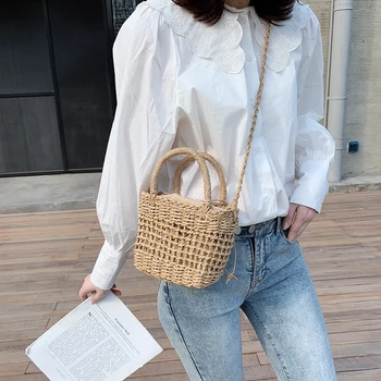 Straw Summer Ladies Messenger Handbag Rattan Women Cherry Crossbody Shoulder Bag Beach Crossbody Bags Woven Shopping Totes
Straw Summer Ladies Messenger Handbag Rattan Women Cherry Crossbody Shoulder Bag Beach Crossbody Bags Woven Shopping Totes