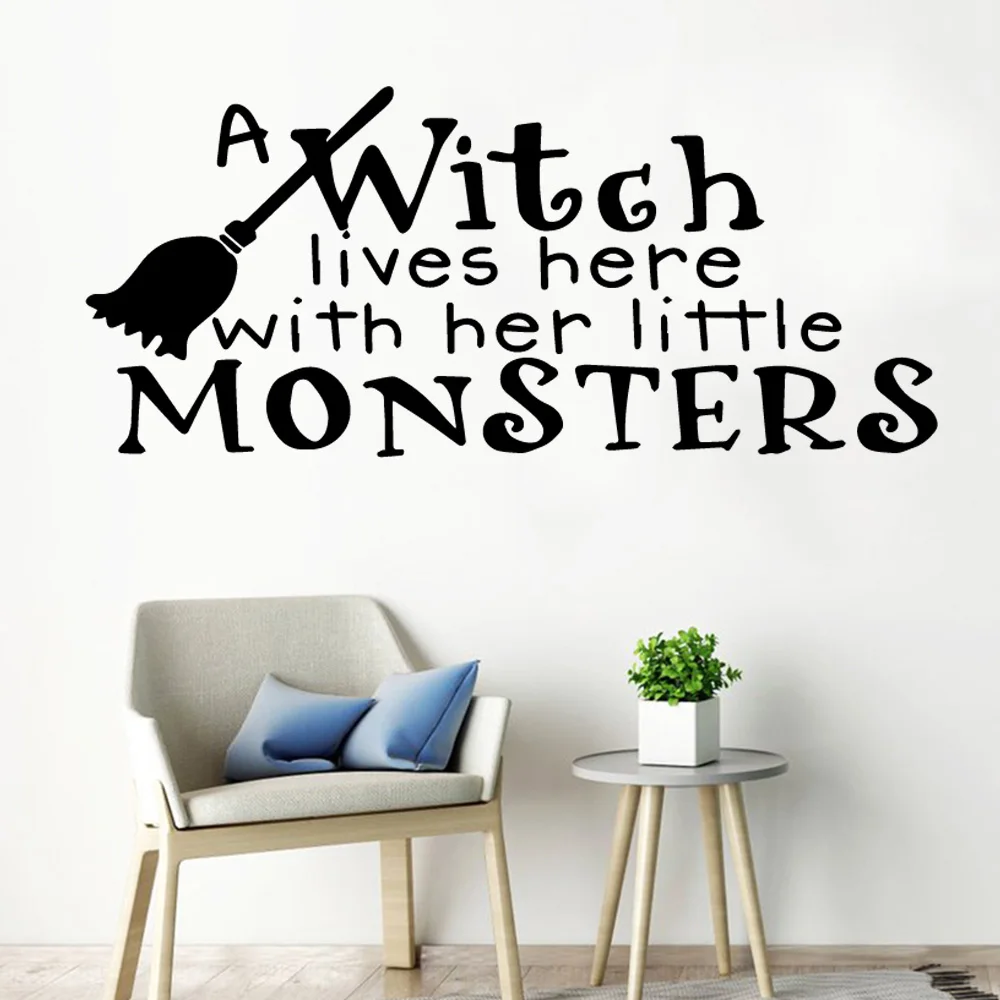 Funny Witch Happy Holloween Wall Sticker For Kids Room Living Room Home Decor Decal Creative Stickers
Funny Witch Happy Holloween Wall Sticker For Kids Room Living Room Home Decor Decal Creative Stickers