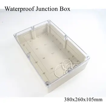 380x260x105mm Waterproof Plastic Junction Box Transparent Clear Electrical Project Case ABS IP65 Outdoor Enclosure 380*260*105mm
380x260x105mm Waterproof Plastic Junction Box Transparent Clear Electrical Project Case ABS IP65 Outdoor Enclosure 380*260*105mm