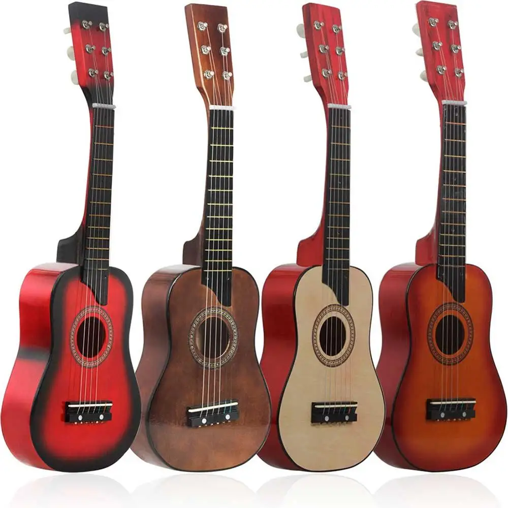 25inch Six-string ukulele instrument student beginner child simulation novice teaching small guitar Child Enlightenment toy gift
25inch Six-string ukulele instrument student beginner child simulation novice teaching small guitar Child Enlightenment toy gift