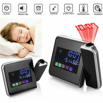 Smart Projection Alarm Clock Digital Date Snooze Function Backlight Projector Desk Table Led Clock With Time Projection
Smart Projection Alarm Clock Digital Date Snooze Function Backlight Projector Desk Table Led Clock With Time Projection