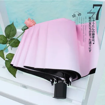 Creative Gradient Color Parasol Dual Purpose Three Folding Sun-resistant All-Weather Umbrella Vinyl UV-Protection Parasol Custom
Creative Gradient Color Parasol Dual Purpose Three Folding Sun-resistant All-Weather Umbrella Vinyl UV-Protection Parasol Custom