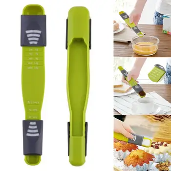 Measure Cup Double End Eight Stalls Adjustable Scale Measuring Spoons Metering Spoon Baking Tool Kitchen Accessor
Measure Cup Double End Eight Stalls Adjustable Scale Measuring Spoons Metering Spoon Baking Tool Kitchen Accessor