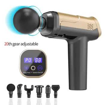 Massage Gun Muscle Relaxation Massager Vibration Fascial Gun Fitness Equipment Noise Reduction Design For Male Female 
Massage Gun Muscle Relaxation Massager Vibration Fascial Gun Fitness Equipment Noise Reduction Design For Male Female