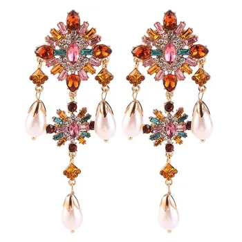 2020 Sale New Arrival Women Brinco Aretes Pendientes Europe And The Long Character Color Crystal Earrings Thin Pendant Jewelry
2020 Sale New Arrival Women Brinco Aretes Pendientes Europe And The Long Character Color Crystal Earrings Thin Pendant Jewelry