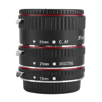 SHOOT Auto Focus 31/21/13mm Macro Extension Tube Ring for Canon EOS EF-S Lens 1300D 1100D 700D 650D 450D 77D T6 Accessory
SHOOT Auto Focus 31/21/13mm Macro Extension Tube Ring for Canon EOS EF-S Lens 1300D 1100D 700D 650D 450D 77D T6 Accessory