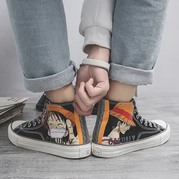 Mazefeng Brand 2020 Anime One Piece Canvas Shoes Luffy Men Vulcanized Shoes Sneakers Pain Cosplay School Outdoor Travel Shoes 
Mazefeng Brand 2020 Anime One Piece Canvas Shoes Luffy Men Vulcanized Shoes Sneakers Pain Cosplay School Outdoor Travel Shoes