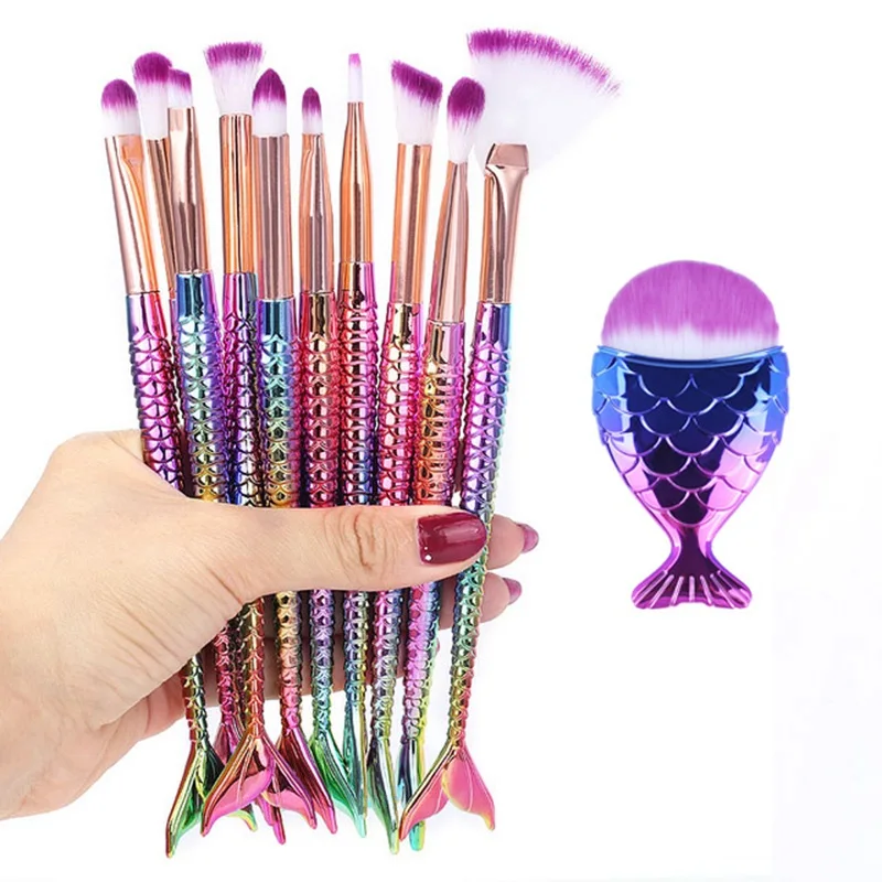 Makeup Brushes Kit Natural Tool Mermai Pencil Cosmetics Foundation Artist Mermaid Highlighter Face Set Of Bronzer Eyeshadow Lip
Makeup Brushes Kit Natural Tool Mermai Pencil Cosmetics Foundation Artist Mermaid Highlighter Face Set Of Bronzer Eyeshadow Lip