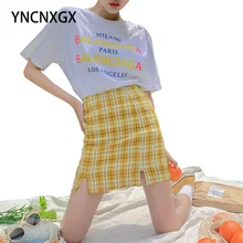 High Waist A-Line Bag Hip Skirt Women's Short Skirt Korean Version Student Style Lining Lattice
High Waist A-Line Bag Hip Skirt Women's Short Skirt Korean Version Student Style Lining Lattice