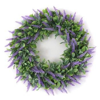 Artificial Wreath Door Pendant Lavender Spring Wreath Round Decoration Accessory for Home Wedding JS22
Artificial Wreath Door Pendant Lavender Spring Wreath Round Decoration Accessory for Home Wedding JS22