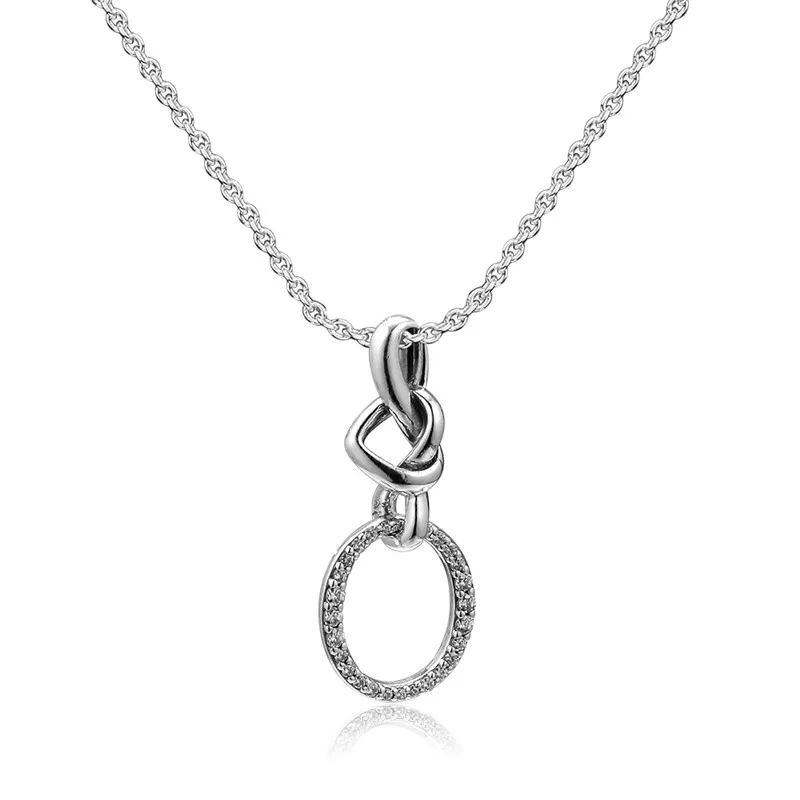 Knotted Heart Necklaces for Women Clear CZ Crystal Love Statement Necklaces Original 925 Sterling Silver Choker Necklaces 2019
Knotted Heart Necklaces for Women Clear CZ Crystal Love Statement Necklaces Original 925 Sterling Silver Choker Necklaces 2019