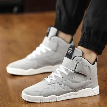 Men Solid Color Plate Shoes High Top Suede Trainers Outdoor Sports Skateboarding Shoes Breathable Sneakers
Men Solid Color Plate Shoes High Top Suede Trainers Outdoor Sports Skateboarding Shoes Breathable Sneakers