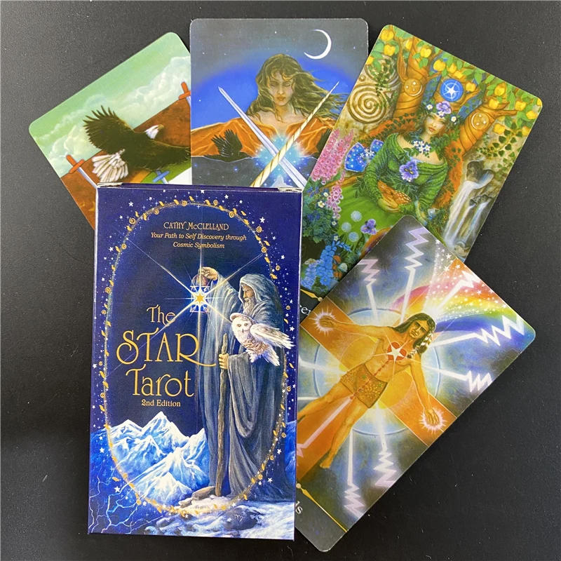 

2nd Edition The Star Tarot Deck Leisure Party Table Game High Quality Fortune-telling Prophecy Oracle Cards With PDF Guidebook