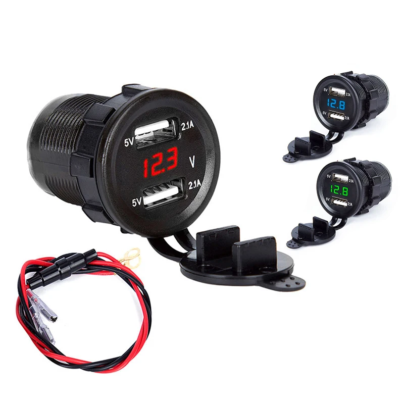 2019 New Product Cigarette Lighter Socket Splitter 12V-24V 2 Port USB Car Charger 5V 4.2A output with led light Power Adaptor
2019 New Product Cigarette Lighter Socket Splitter 12V-24V 2 Port USB Car Charger 5V 4.2A output with led light Power Adaptor