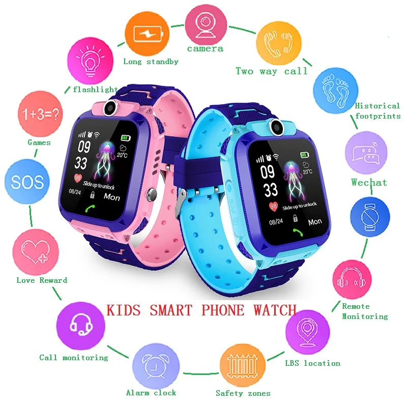 Children Waterproof Smart Watch KIDS SOS Phone Whatch Smartwatch use SIM Card call Camera IOS Android relojes inteligentes reloj
Children Waterproof Smart Watch KIDS SOS Phone Whatch Smartwatch use SIM Card call Camera IOS Android relojes inteligentes reloj