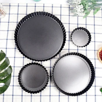 Non-Stick Quiche Flan Pan Molds Pie Pizza Cake Round Mould Removable Loose Bottom Fluted Heavy Duty Pie Pan Bakeware
Non-Stick Quiche Flan Pan Molds Pie Pizza Cake Round Mould Removable Loose Bottom Fluted Heavy Duty Pie Pan Bakeware