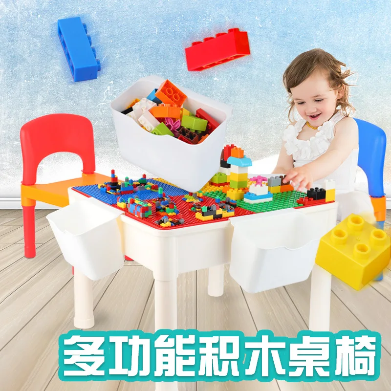 Measure Size Granule Assembled Splicing Toys Multi-functional Children Building Study Table Set 
Measure Size Granule Assembled Splicing Toys Multi-functional Children Building Study Table Set