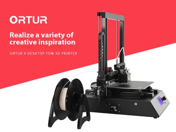 ORTUR 4 3D Printer Kit With Dual-Axis Linear Guide Rail Support Auto-Leveling Filament Run-Out Detection Resume Printing