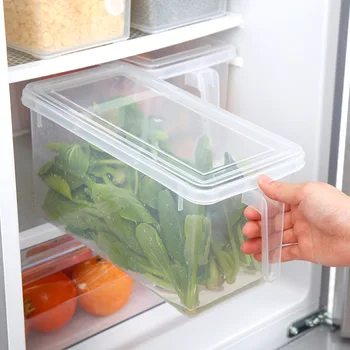 Clear Box With Handle Plastic Rectangular Storage For Refrigerator Fruit Organizers Household Accessories 31.2*15.7*16Cm
Clear Box With Handle Plastic Rectangular Storage For Refrigerator Fruit Organizers Household Accessories 31.2*15.7*16Cm