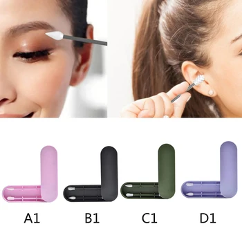 Reusable Double-Sided Cotton Swab Ear Pick Stick Cosmetic Silicone Buds Swabs Cleaning Stick Makeup Tool Accessories
Reusable Double-Sided Cotton Swab Ear Pick Stick Cosmetic Silicone Buds Swabs Cleaning Stick Makeup Tool Accessories