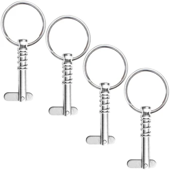 4 Pack Quick Release Pin Diameter with Drop Cam & Spring,Stainless Steel, Bimini Top Pin, Marine Hardware
4 Pack Quick Release Pin Diameter with Drop Cam & Spring,Stainless Steel, Bimini Top Pin, Marine Hardware