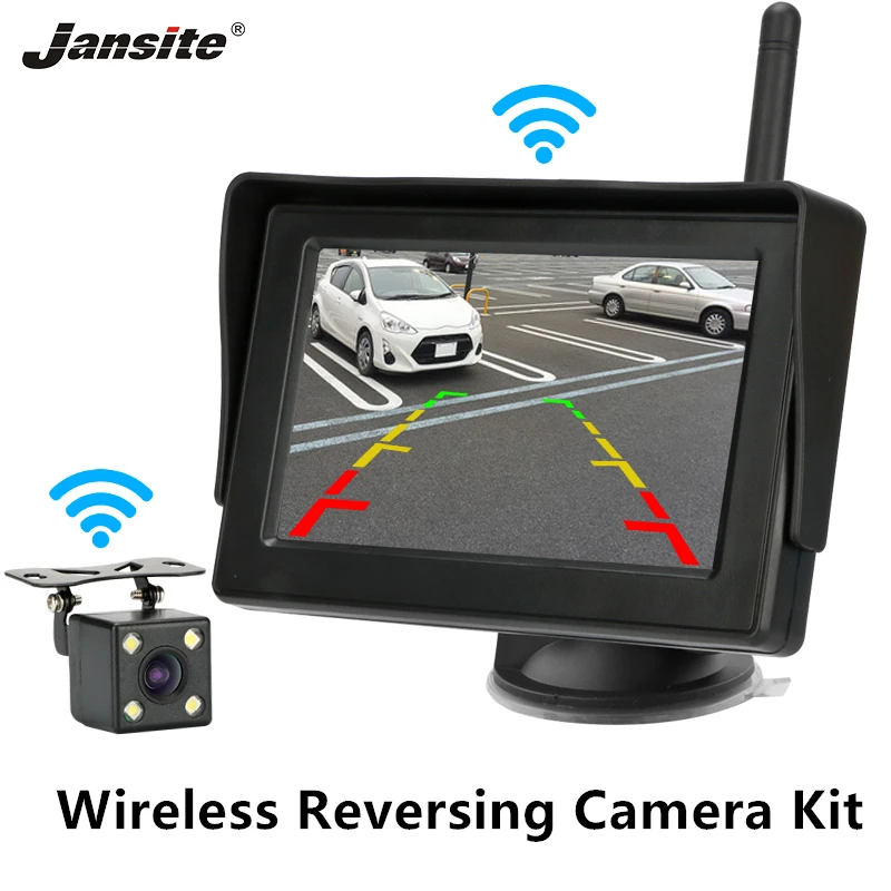 Jansite Wireless Backup Camera Monitor Kit Rear View Camera Reverse Camera Reversing 12V for Car Pickup Truck SUV RV Minivan
Jansite Wireless Backup Camera Monitor Kit Rear View Camera Reverse Camera Reversing 12V for Car Pickup Truck SUV RV Minivan