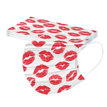 10pc Protective Masks Adult Love Heart Printing Mouth Masks Printing Three-layer Non-woven Disposable Mask Faceshield Mascarilla
10pc Protective Masks Adult Love Heart Printing Mouth Masks Printing Three-layer Non-woven Disposable Mask Faceshield Mascarilla