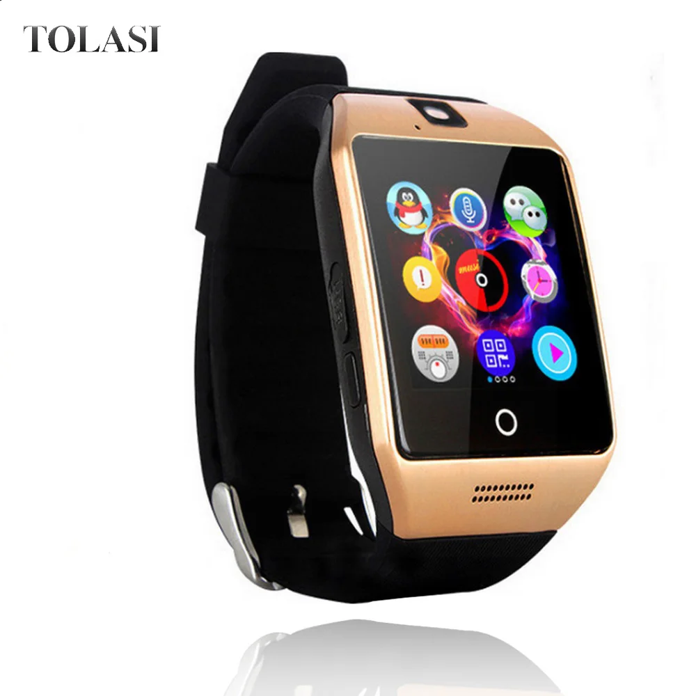 Q18 Bluetooth Smart Watch Q18 Fitness Tracker Touch Screen Support APP Download TF Sim Card Camera Dial /Call for Android Phone
Q18 Bluetooth Smart Watch Q18 Fitness Tracker Touch Screen Support APP Download TF Sim Card Camera Dial /Call for Android Phone