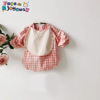 2020 Spring New Baby Bodysuit Plaid Print Long Sleeve Boys And Girls Jumpsuit Baby Girl Clothes With Bibs
2020 Spring New Baby Bodysuit Plaid Print Long Sleeve Boys And Girls Jumpsuit Baby Girl Clothes With Bibs