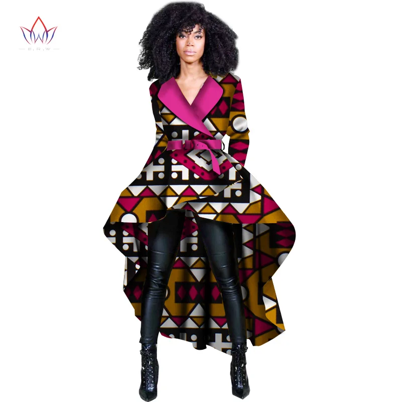 2021 Newest Style Spring African Women Traditional Top Dashiki Print Wax Elegant Riche Trench Africa Clothes for Ladies WY1397 
2021 Newest Style Spring African Women Traditional Top Dashiki Print Wax Elegant Riche Trench Africa Clothes for Ladies WY1397