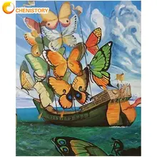 CHENISTORY Frame Picture Painting By Numbers Butterfly Boat Acrylic Wall Art Coloring By Numbers For Diy Gift Artcraft 60x75cm
CHENISTORY Frame Picture Painting By Numbers Butterfly Boat Acrylic Wall Art Coloring By Numbers For Diy Gift Artcraft 60x75cm