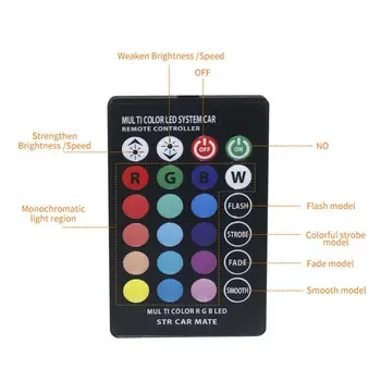 2Pcs Car Lights LED Colour Changing Car Wedge Side Light Remote Control
2Pcs Car Lights LED Colour Changing Car Wedge Side Light Remote Control