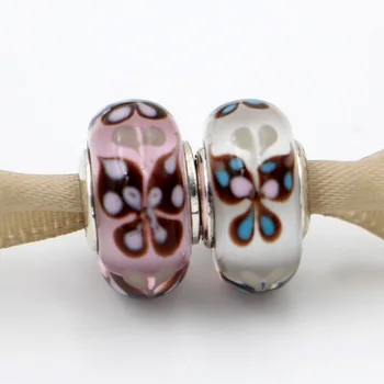Original Pink Butterfly Kisses Lampwork Murano Glass Beads Fit 925 Sterling Silver Charm Pandora Bracelet Bangle DIY Jewelry
Original Pink Butterfly Kisses Lampwork Murano Glass Beads Fit 925 Sterling Silver Charm Pandora Bracelet Bangle DIY Jewelry